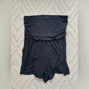 Wild Fable Black Strapless Romper